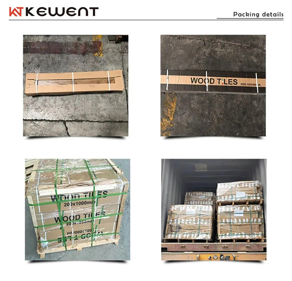 Foshan Wood Look Tile Glazed Ceramic Porcelain Tile Flooring