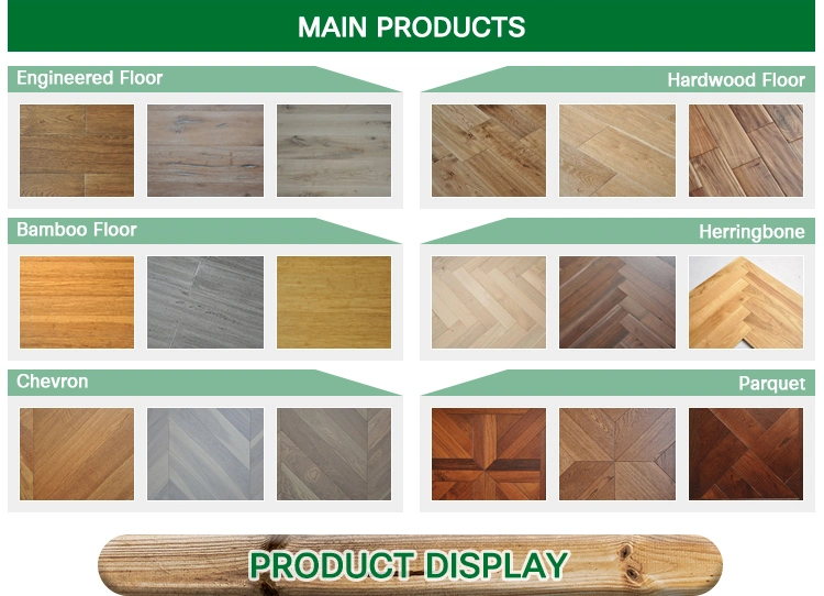 China Cheap Factory Price Grey Saw Marked Parquet Engineered Hardwood Flooring White Oak