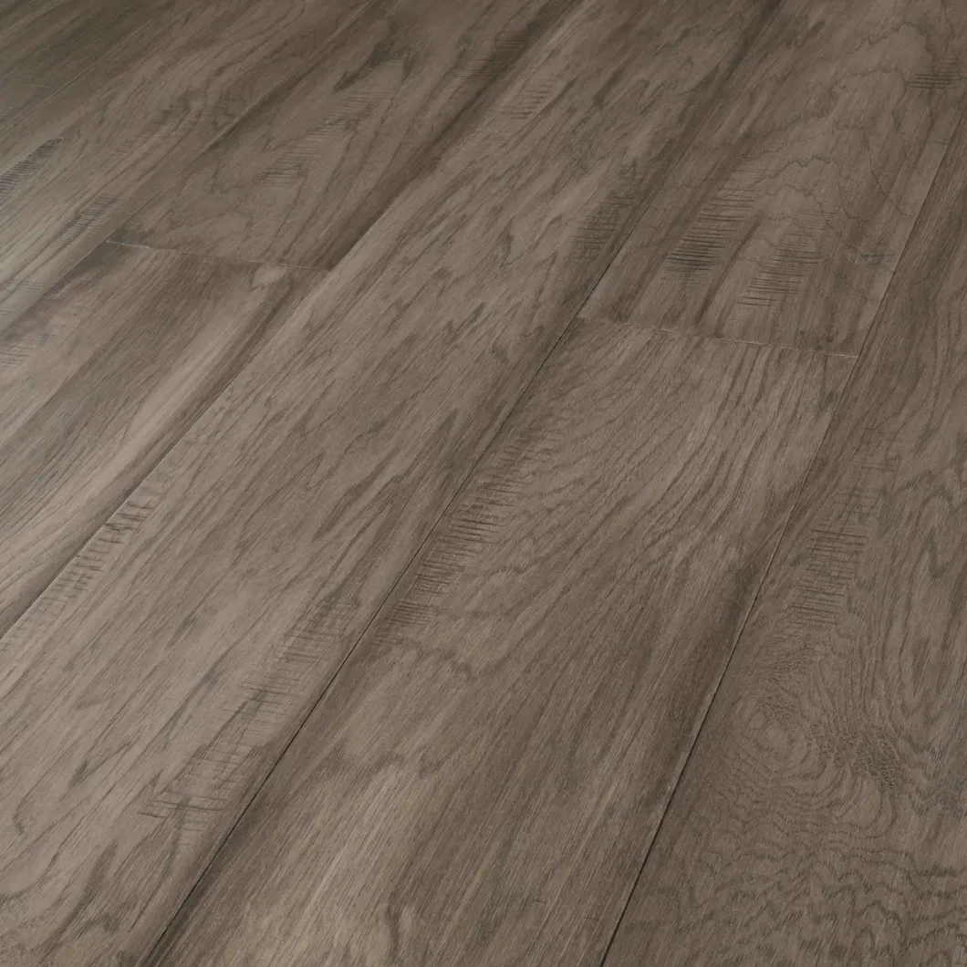 Glazed & Handscraped Finish Hickory Timber Engineered Hardwood Flooring