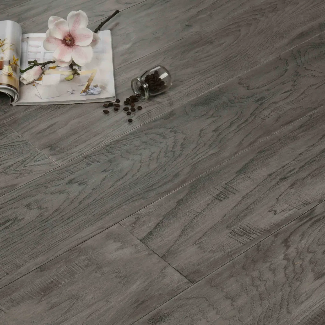 6 Colors Glazed Finish Hickory Timber Engineered Hardwood Flooring