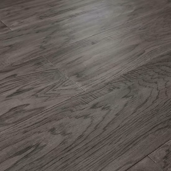 Colore grigio con finitura satinata Pavimenti in legno massello di noce americano