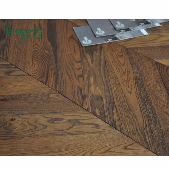Pavimenti in legno ingegnerizzato Euro.  Pavimento in legno di quercia bianca Pavimento in parquet di rovere massiccio