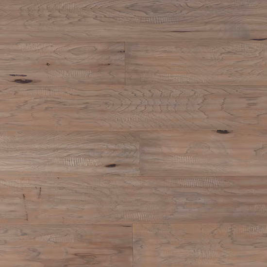 Pavimenti in legno duro ingegnerizzato con legno di noce americano con finitura smaltata e piallata a mano