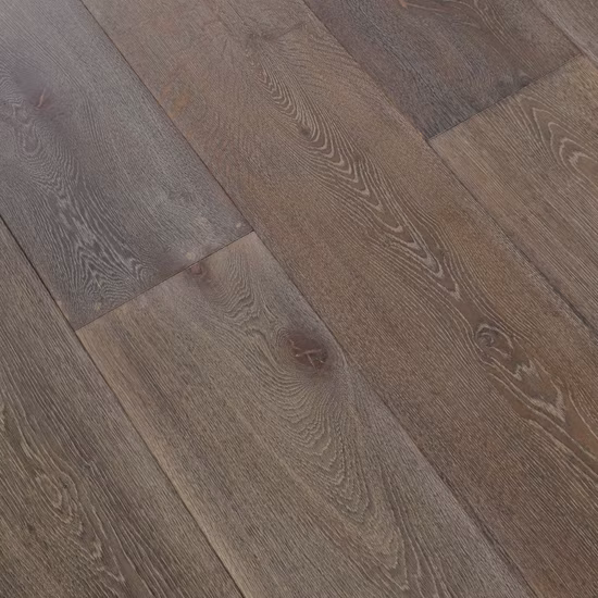 Pavimento in parquet pregiato rovere europeo grigio affumicato